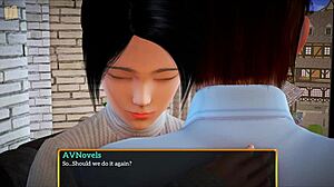 big ass redhead teen shows small tits in game