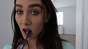 Veronica Church and Jay Rock in hardcore scene