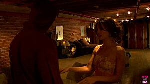 Super gorgeous brunette says, fuck me missionary in my tight pussy