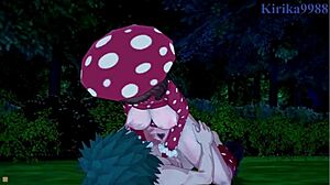 kinoko komori and mei hatsume fuck izuku midoriya in intense hentai creampie