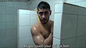 Latinos in showers: fucking with passion or just steam?