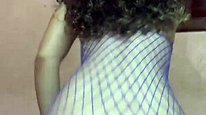 Hey, watch this hot wife dancing with cock inside