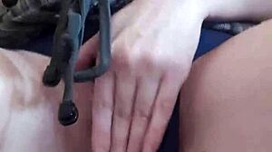 Lonely Girl Brings Herself To Orgasm Caressing Her Wet Pussy