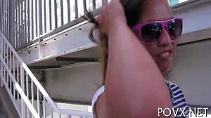 Is kelsi monroe sucking that cock sexy in pov?