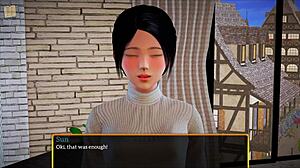 big ass redhead teen shows small tits in game