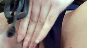 Lonely Girl Brings Herself To Orgasm Caressing Her Wet Pussy