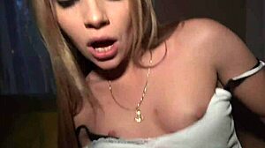 Public agent's blind taste test of Tina Princess's cum