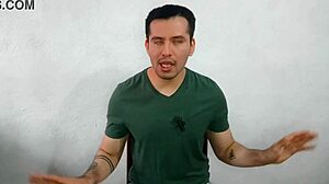 I gave my first blowjob to muscular coworker's 21cm cock in office, almost caught.