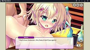 Intense Hentai Scene with Train Girls and Messina in SS Rank