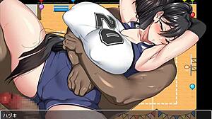 Teens learn from hot milf in outdoor public sex interview. Cougar guides blonde babe passionately.