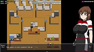 Rainy day cycling adventure with body-painted bike and babe