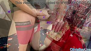 dick prank on my stepsister crazy face-fucking