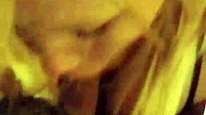 dirty blonde slut cheating on her man