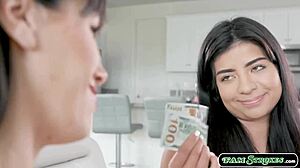 The stepdaughter gets paid to have sex with her stepbrother