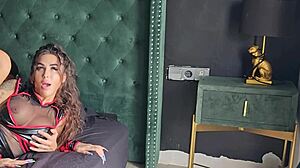 FAMOUS NEIGHBOR FUCKS ME HARD IN BED UNTIL HE CUMS CREAMPIED!