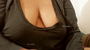 Asian Aunt Displays Her Big Tits