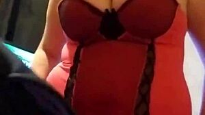 dirty blonde slut cheating on her man