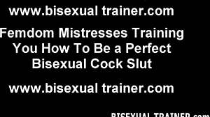 Learn how to give a blowjob with a bisexual femdom mistress in this BDSM tutorial