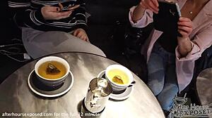 Scandinavian skin goddesses in hot threesome action