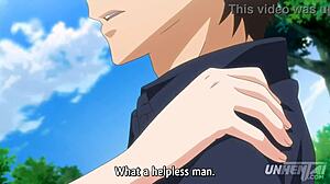 Hentai Couple Can't Wait to Bang Hard at Home with Big Cock.