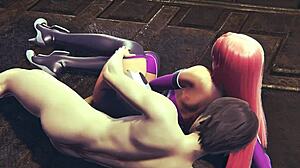 Big-boobed Makai kishi gets pounded in intense 3D hentai