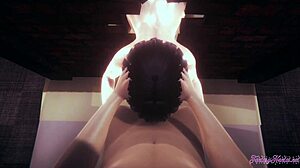 Naruto Hentai 3D - Hinata Blowjob And Wall Fuck In Anime Porn