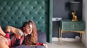 FAMOUS NEIGHBOR FUCKS ME HARD IN BED UNTIL HE CUMS CREAMPIED!