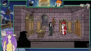 Sexy witch trains silver in hentai