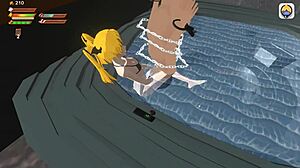 Femdom Vampire Dominates in POV Whirlpool Piss Scene