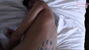 seth sucking teen's big tits and pussy lips