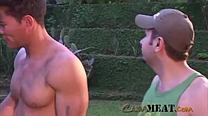 cum meat - chubby guy pays with his ass all night long