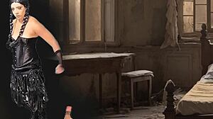 Wednesday and Thing are enjoying Halloween in this full video on Red