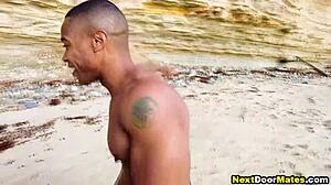 i watch muscular gay jocks work out on the beach.