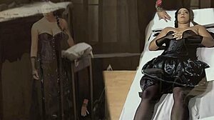 Wednesday and Thing are enjoying Halloween in this full video on Red