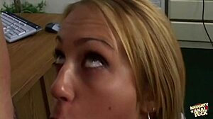 swallowing cum after hardcore anal gaping is this blondes thing