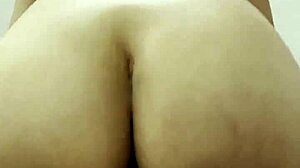 Curvy brunette gives cowgirl rides and cums in bedroom domination.