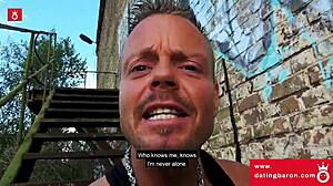 Gothic Teen Doreen Sucks Dick Outdoors