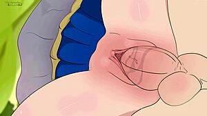 i can’t believe aqua’s tiny skirt seduced kazuma in this hentai parody