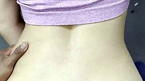 Curvy brunette gives cowgirl rides and cums in bedroom domination.