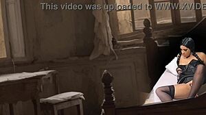 Wednesday and Thing are enjoying Halloween in this full video on Red