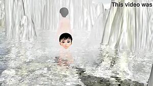 Leo Tries Mixed Bath in Secret Hot Spring