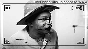 behind the scenes of porn with a blonde having sex with two at the same time