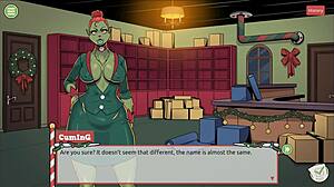 claus secret surprise xmas hentai game ep 4 the boss has a not so small 18+ cock after all