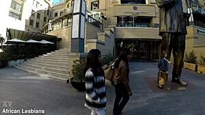 African winter best fought with warm pussy eating lesbians