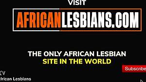 African winter best fought with warm pussy eating lesbians