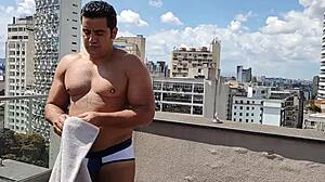 Yuri Gaucho enjoys summer sex on the pool 😎