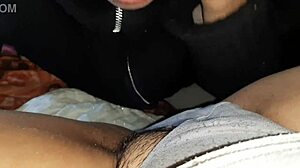 shy girlfriend tries cunnilingus first time, emotional reaction