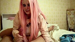 Cutie Bubblegum Caught Jerking Off on Camera