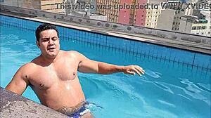 Yuri Gaucho enjoys summer sex on the pool 😎