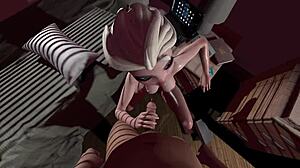 uncensored 3d hentai with elza l in wild action